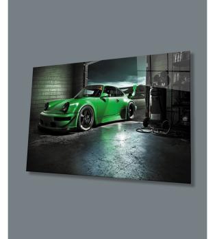 Porsche Art Design rectangular special Glass Picture!
